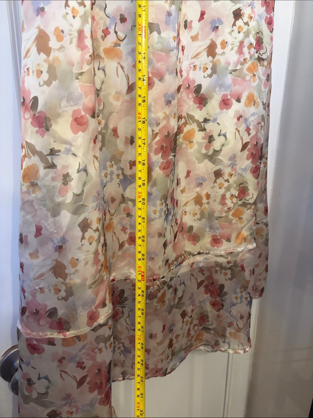 Floral A-Line Midi Skirt - Pink Multi - Picture 7 of 7